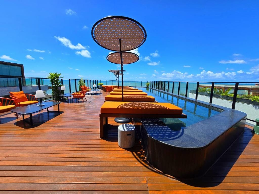 Flat 409 Premium com Sacada e Vista Mar l Frente Mar Cabo Branco - Setai Edition — 1