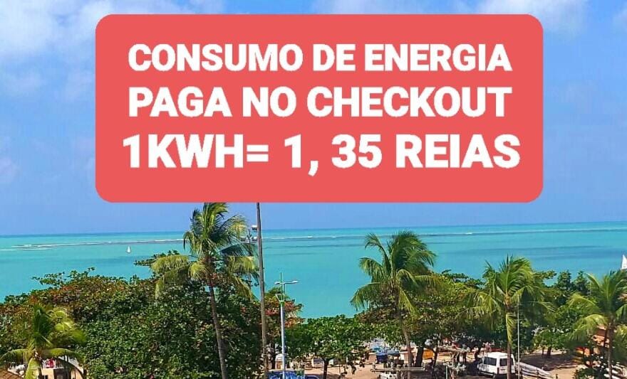 NA BEIRA MAR DE PAJUCARA - EDIFICIO NEO 2 - APARTAMENTO COM 02 QUARTOS - TEM VARANDA- VISTA LATERAL DO MAR - AVENIDA DOUTOR ANTONIO GOUVEIA 1081- CONSUMO ELETRICO É PAGO No CKECK-OUT 1KWH É 1,35 REIAS — 3